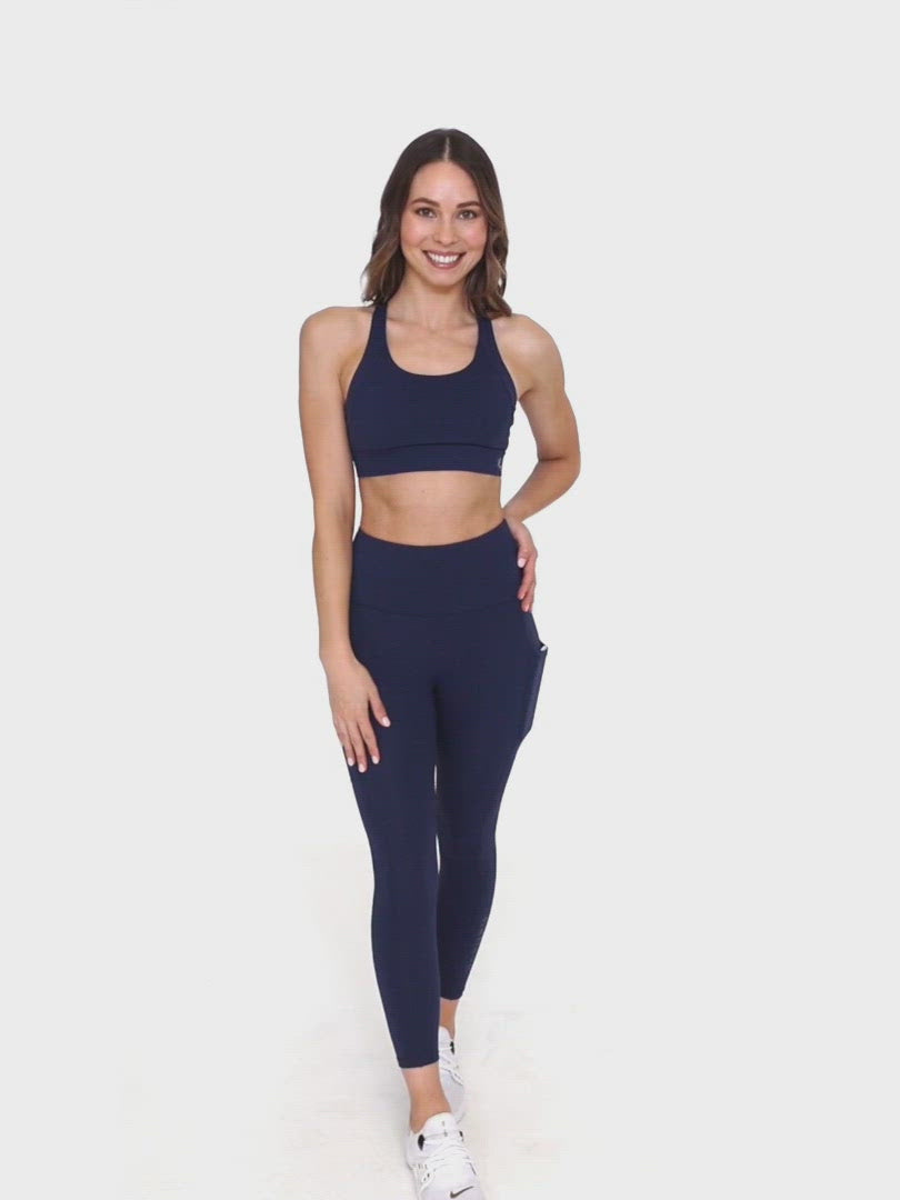 Real Active 7/8 Leggings - Navy 8