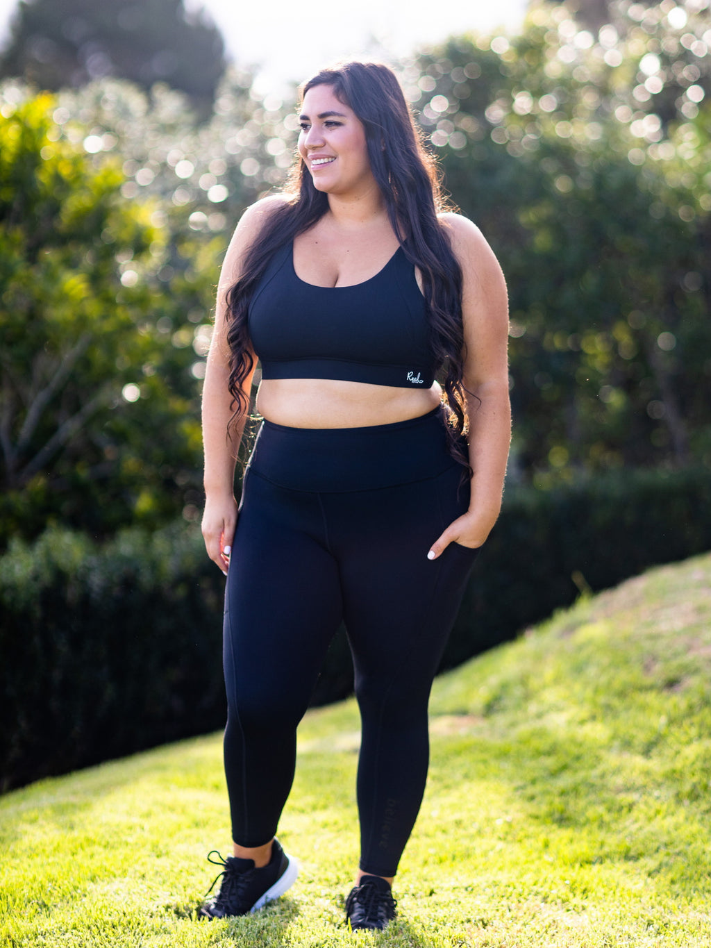 Real Active 7/8 Leggings - Black 8