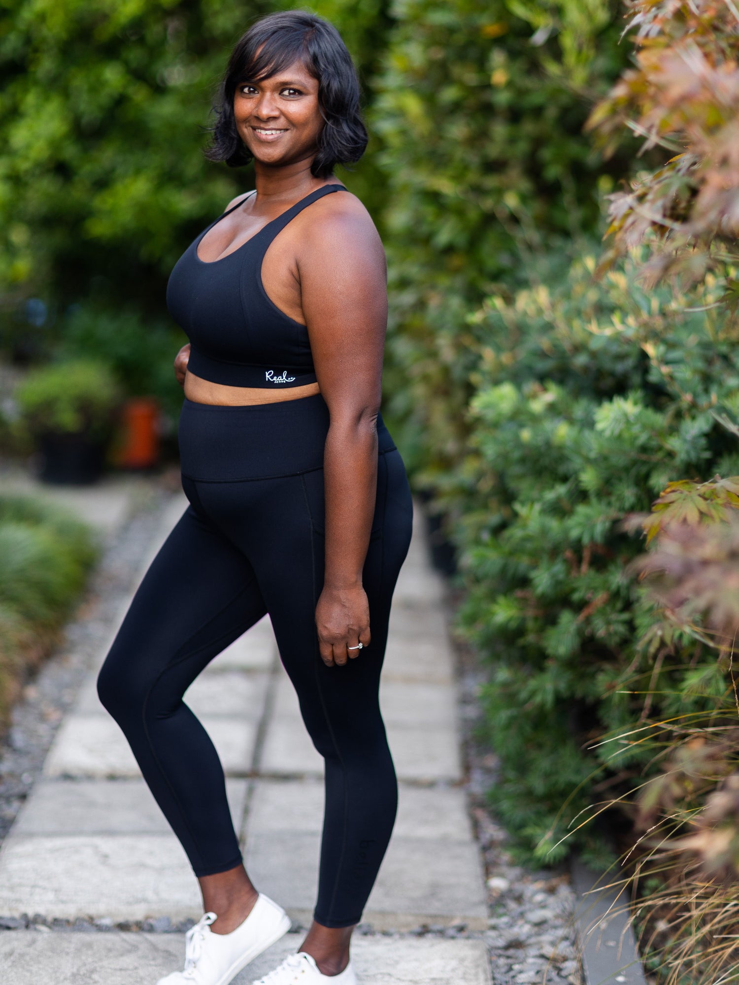 Real Active 7/8 Leggings - Black 9