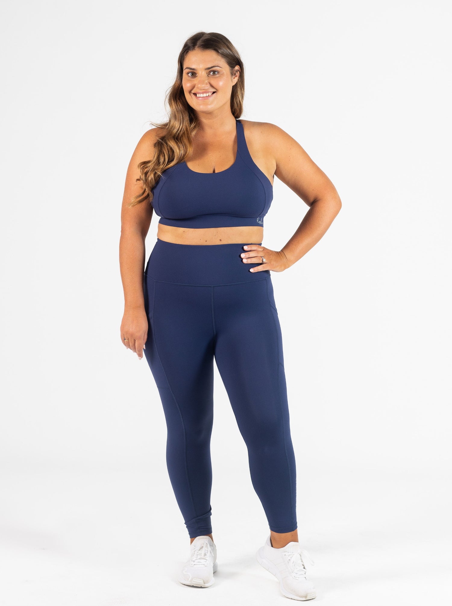 Real Active 7/8 Leggings - Navy 4