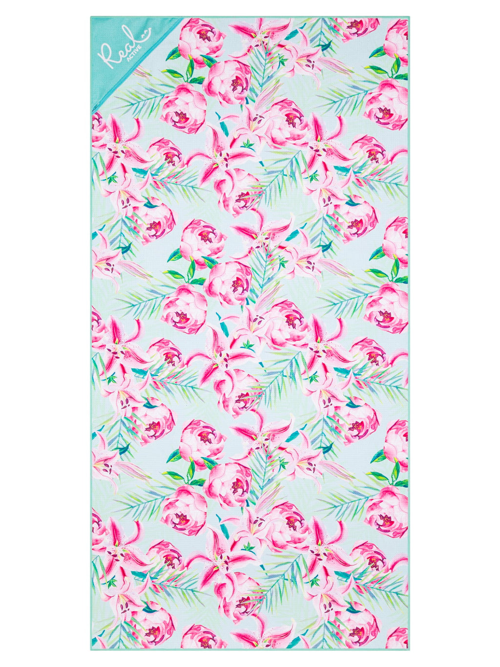 Real Active ‘Floral Bloom’ Beach Towel 1
