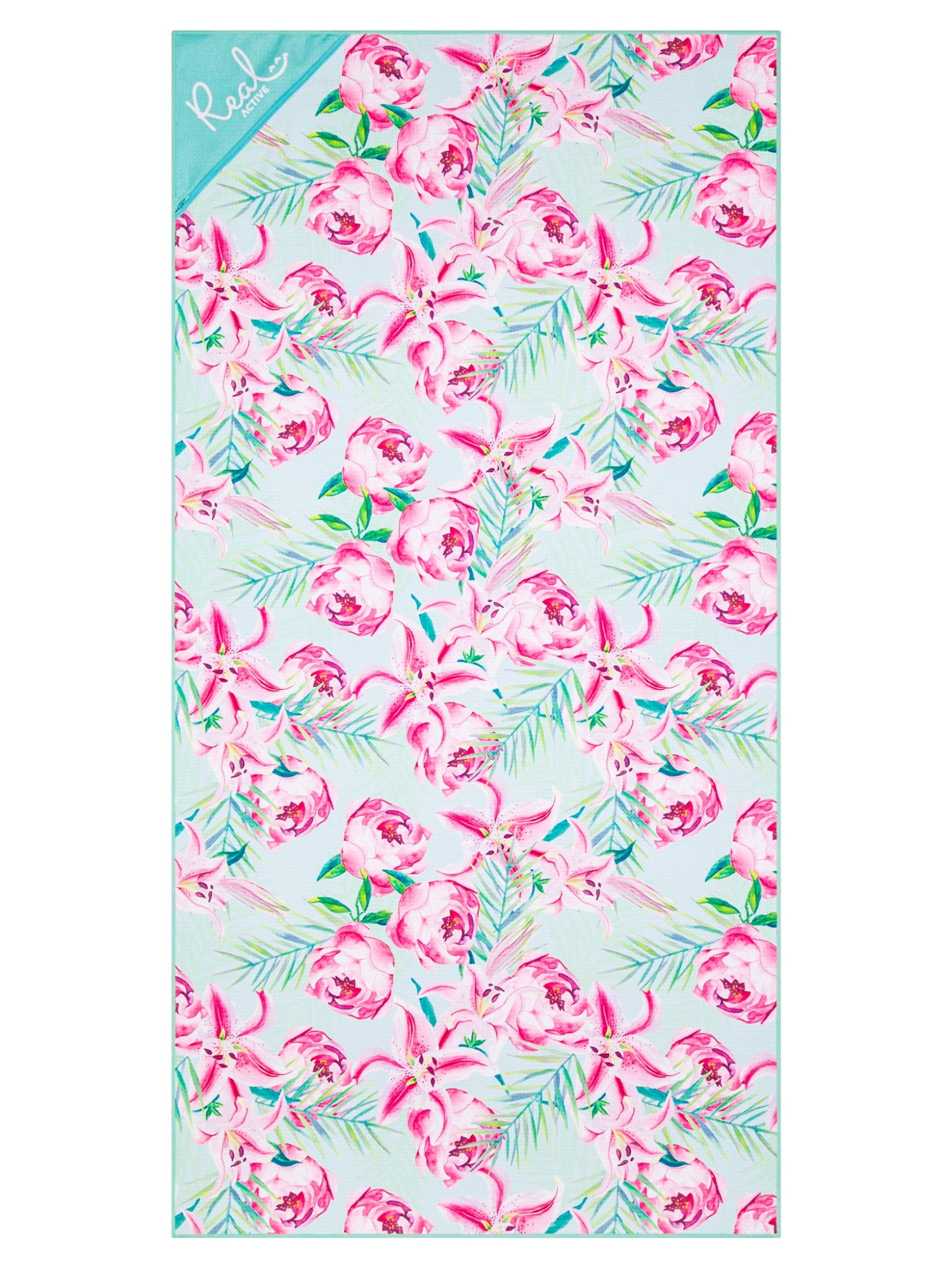 Real Active ‘Floral Bloom’ Beach Towel 1