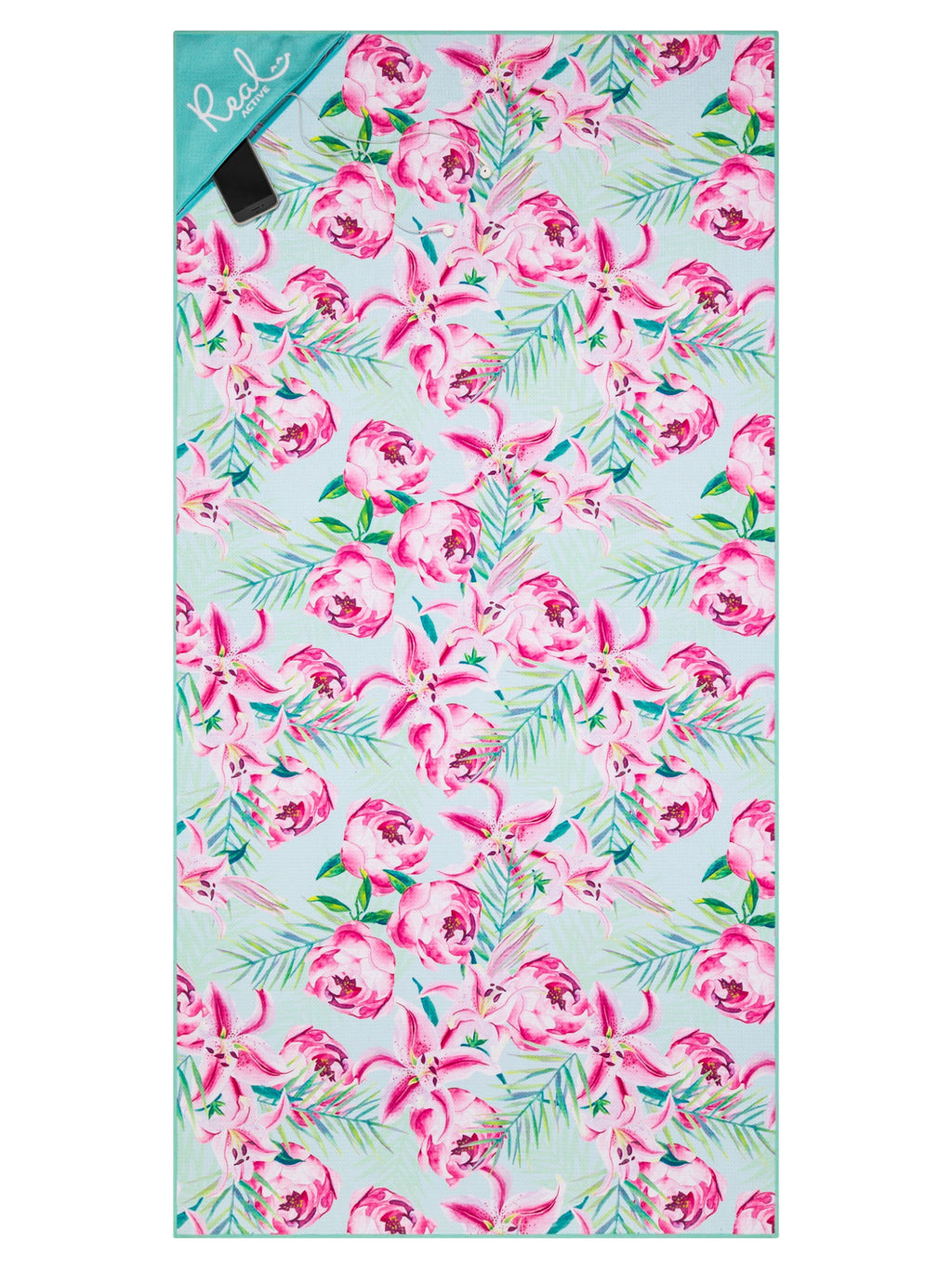 Real Active ‘Floral Bloom’ Beach Towel 7