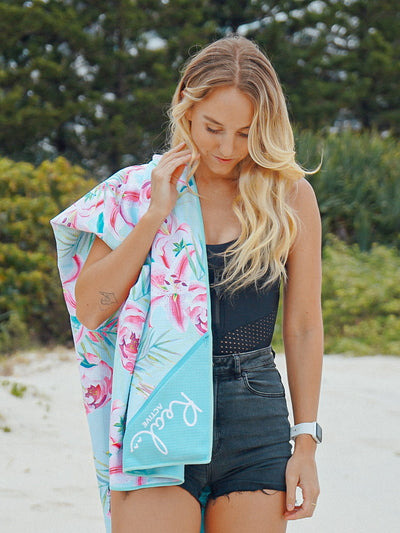 Real Active ‘Floral Bloom’ Beach Towel