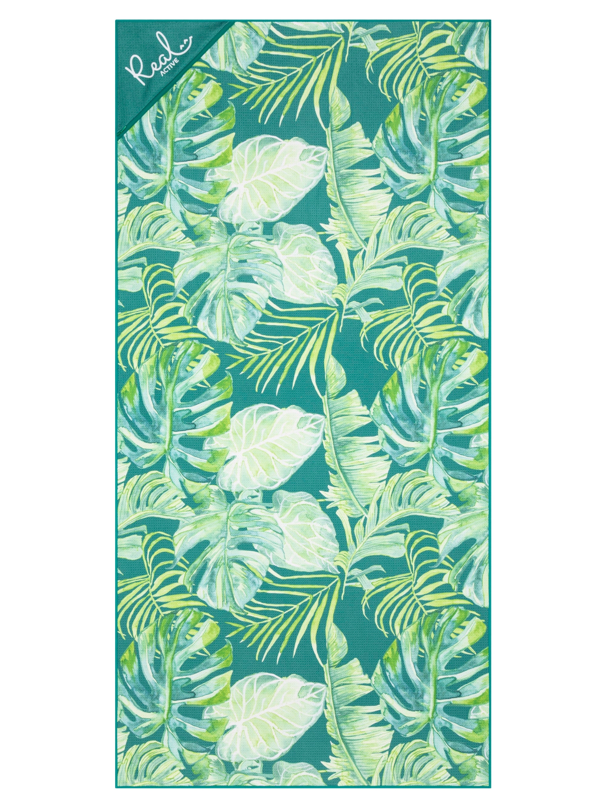 Real Active ‘Lush Tropics’ Beach Towel 1