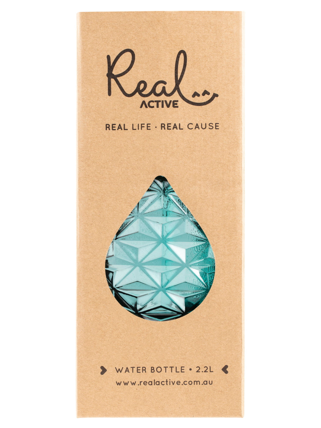 Real Active 2.2L Water Bottle - Aqua Splash 8