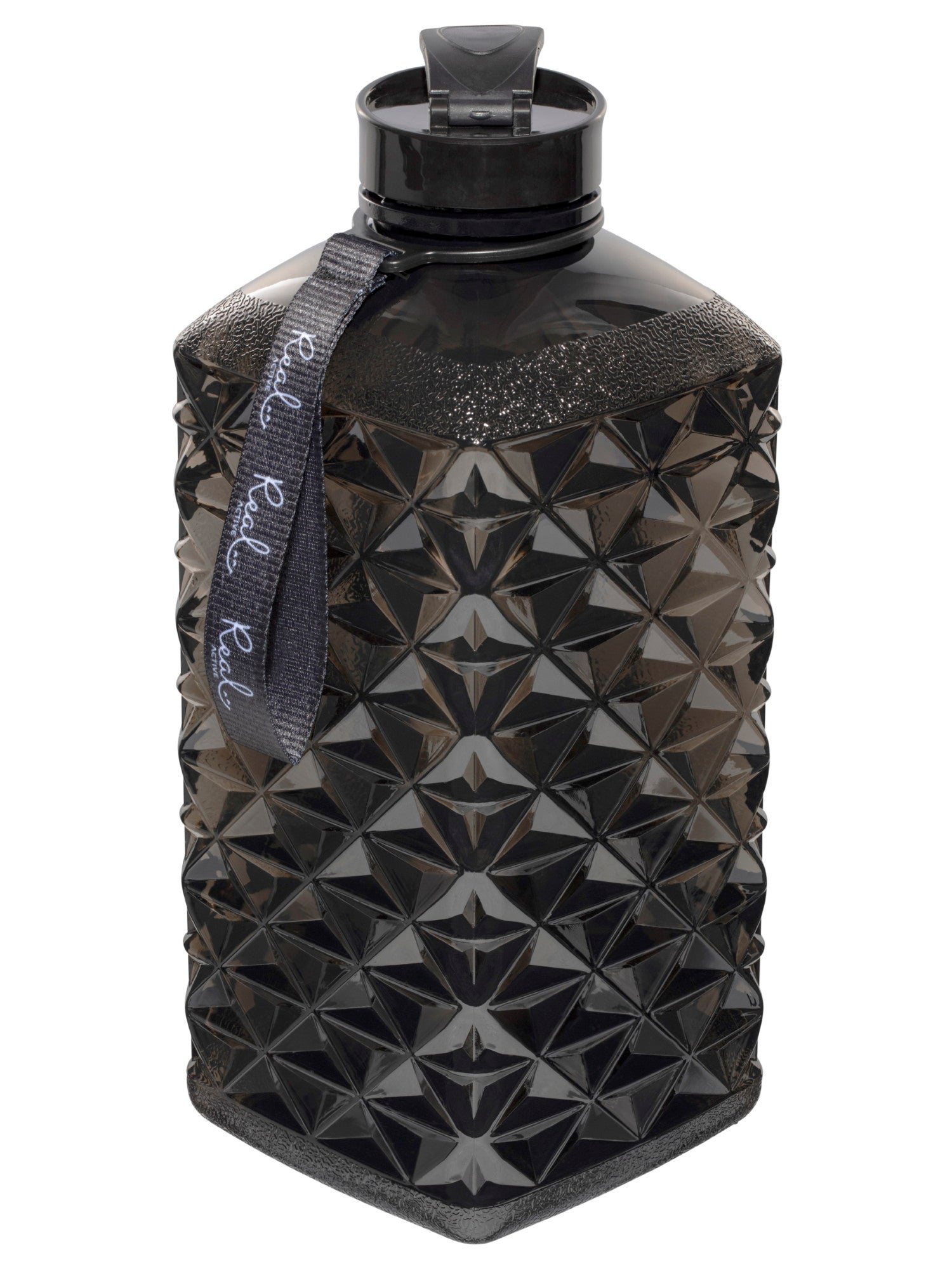 Real Active 2.2L Water Bottle - Classic Black 4