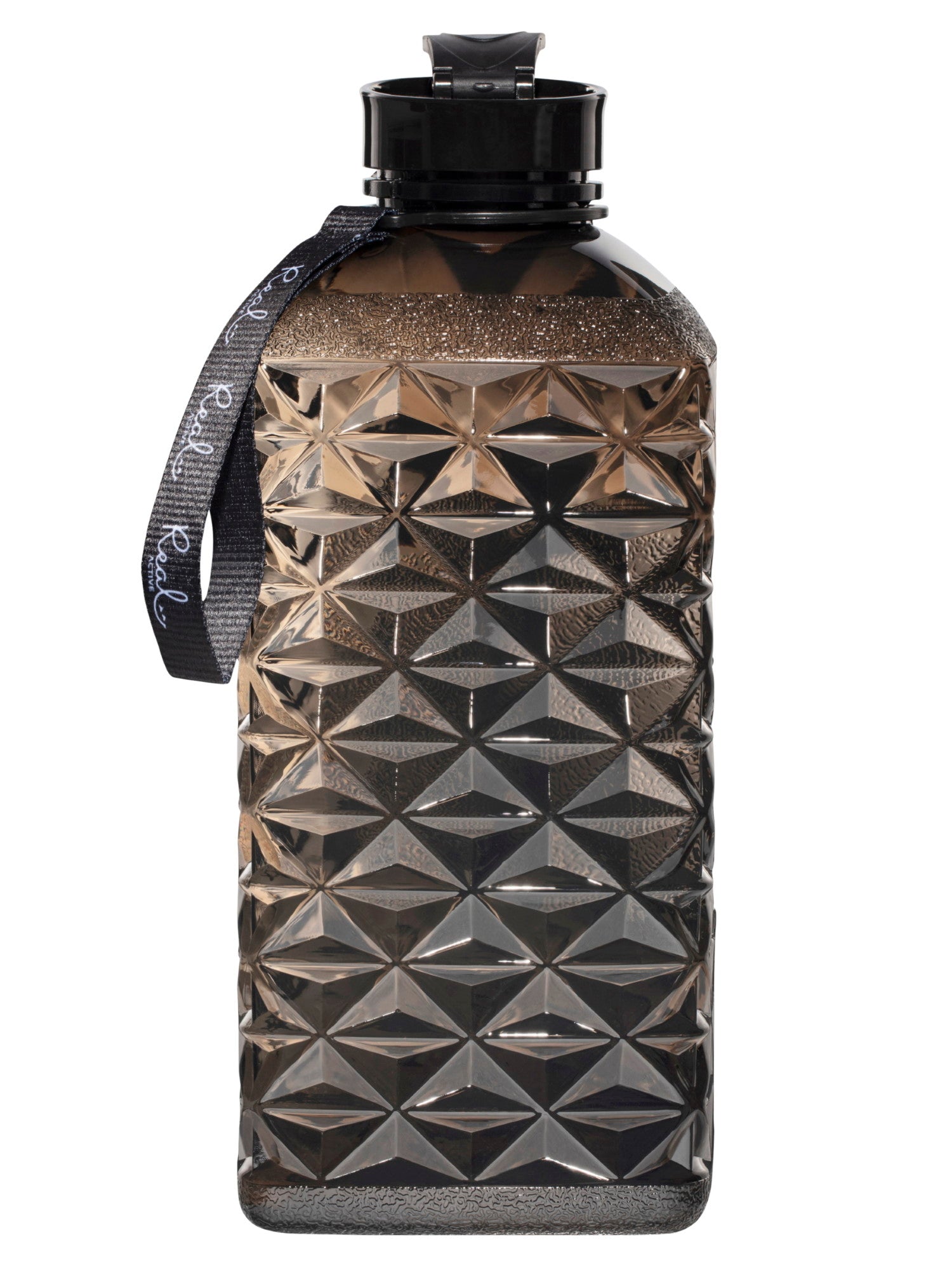 Real Active 2.2L Water Bottle - Classic Black 6