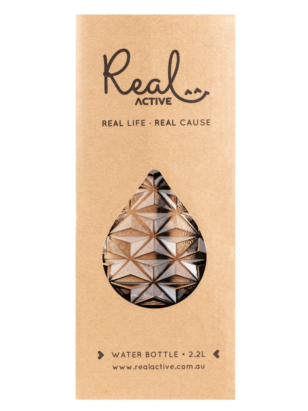 Real Active 2.2L Water Bottle - Classic Black 8