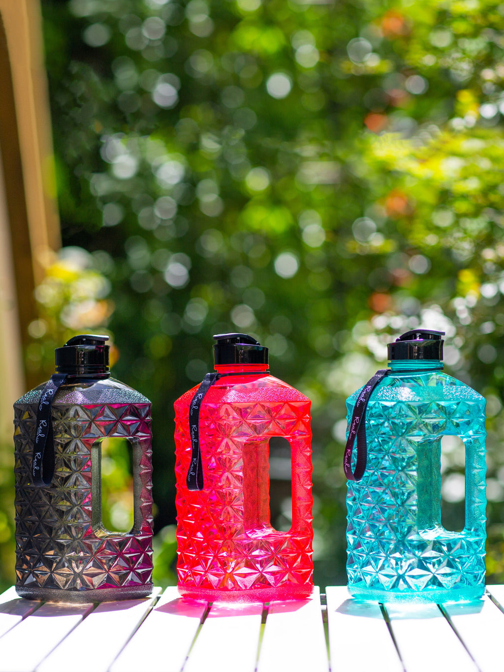 Real Active Double 2.2L Water Bottle Bundle 4