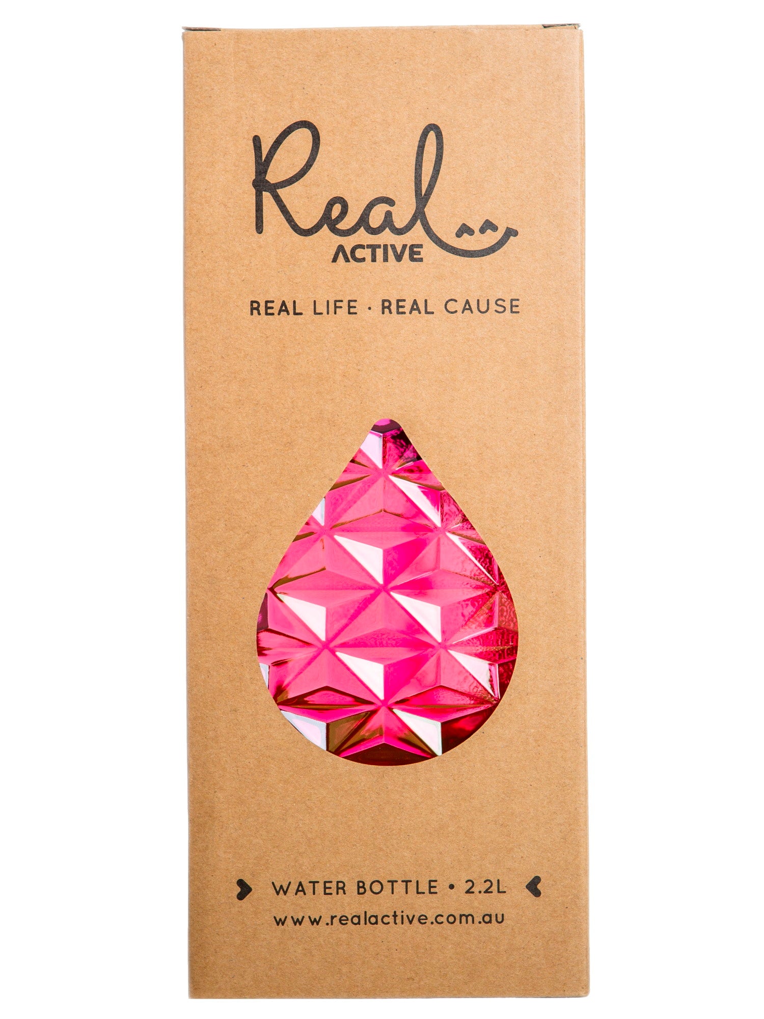 Real Active 2.2L Water Bottle - Tickled Pink 9