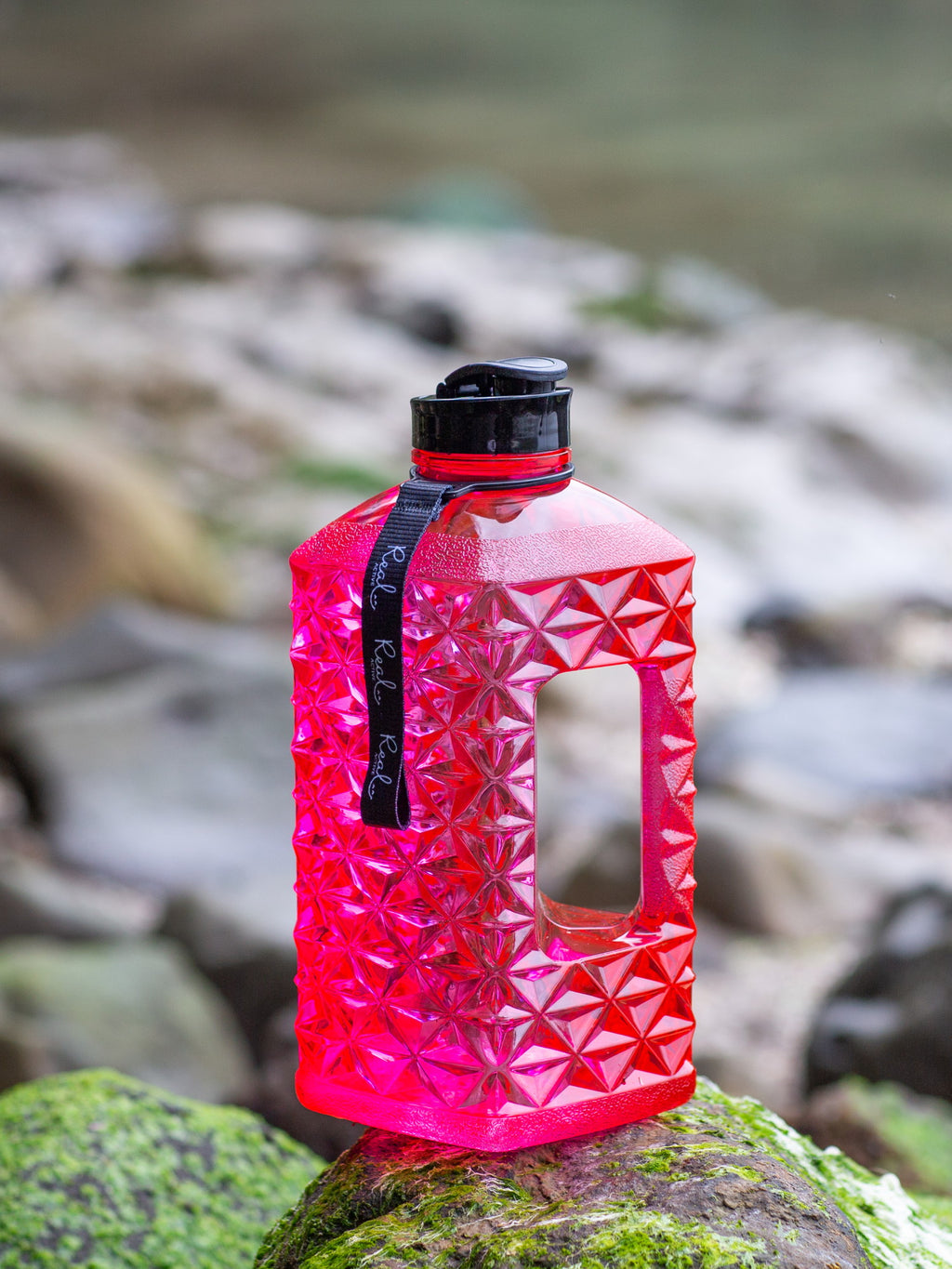 Real Active 2.2L Water Bottle - Tickled Pink 5