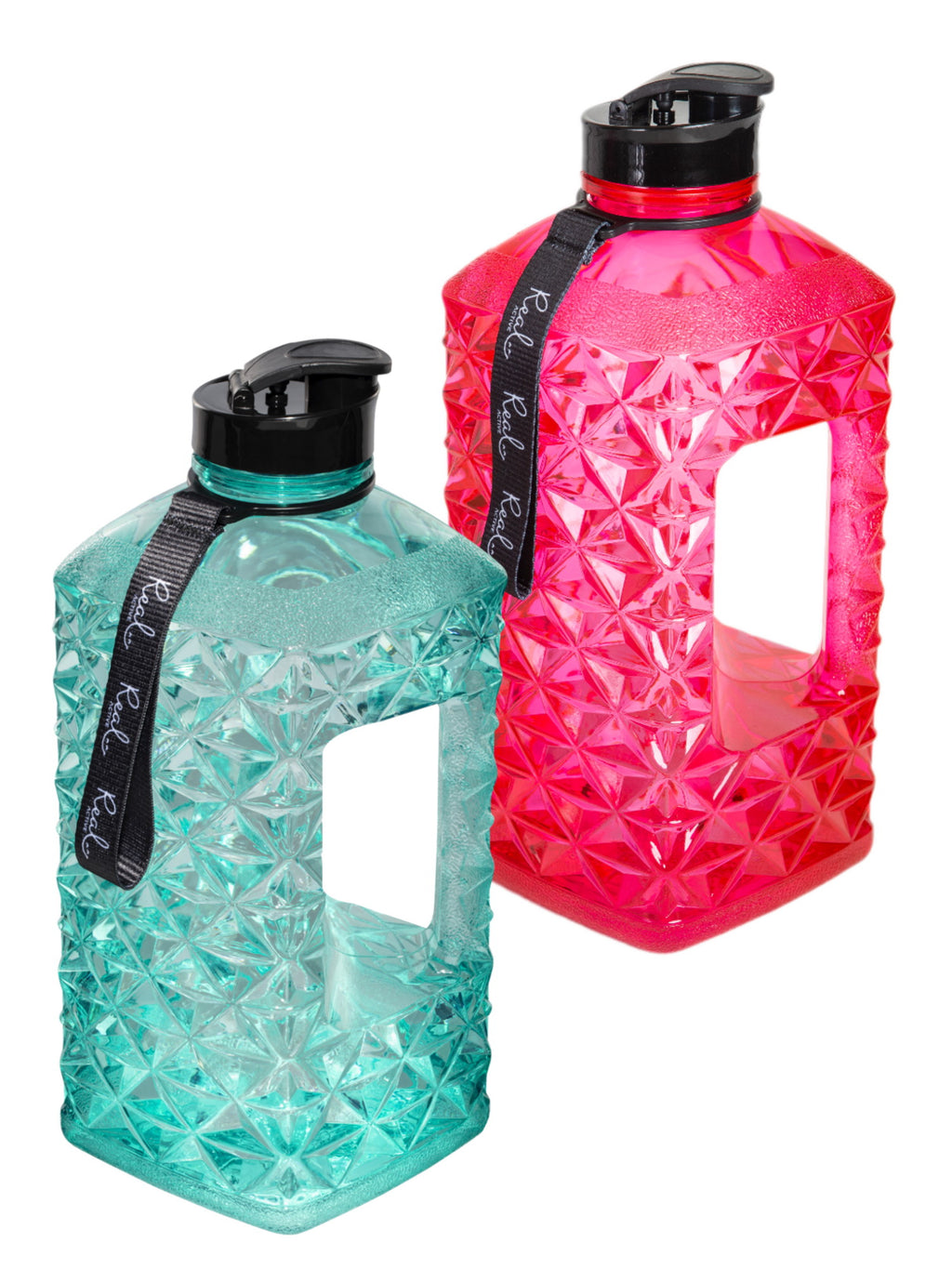 Real Active Double 2.2L Water Bottle Bundle 2