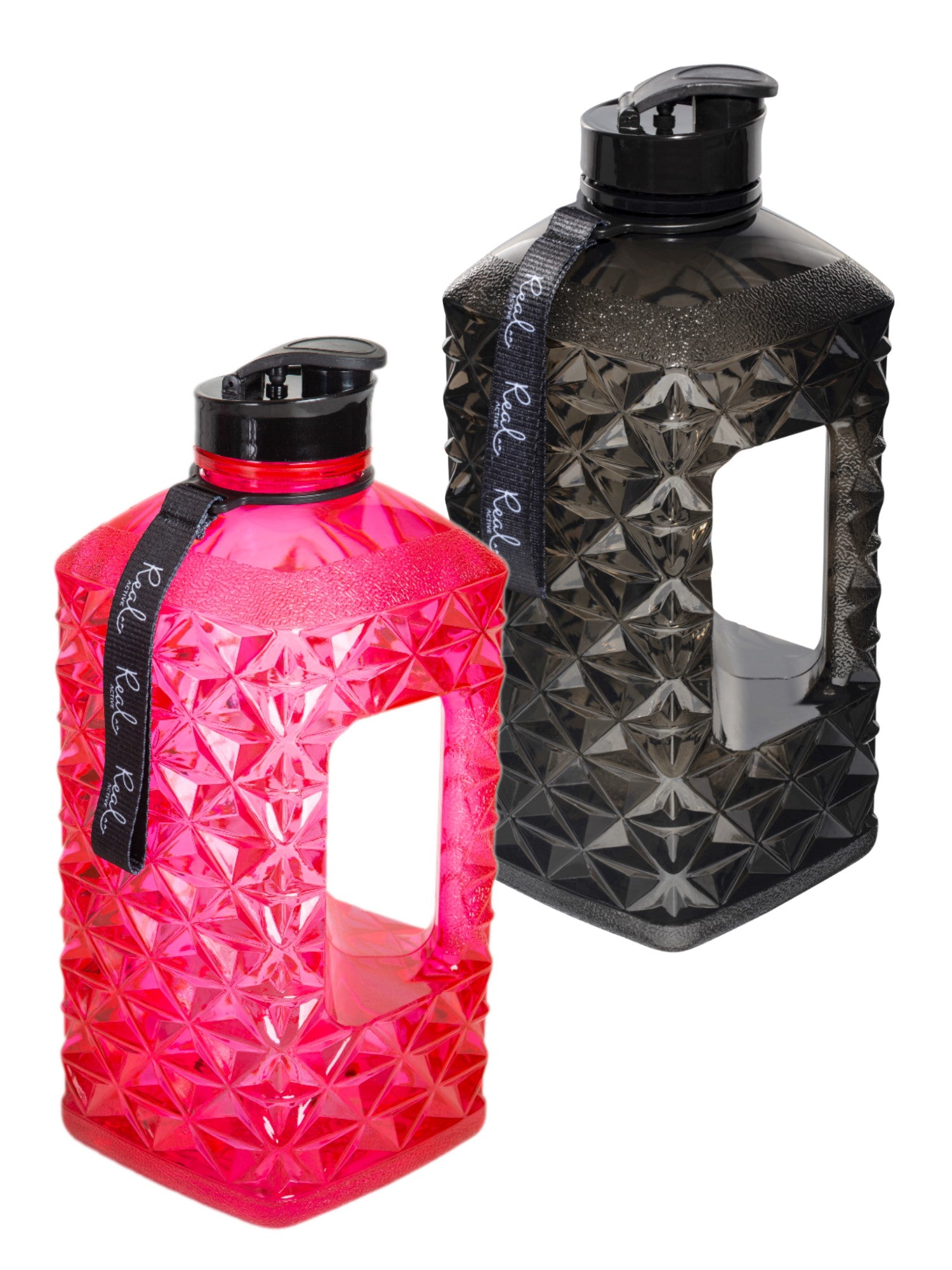 Real Active Double 2.2L Water Bottle Bundle 1