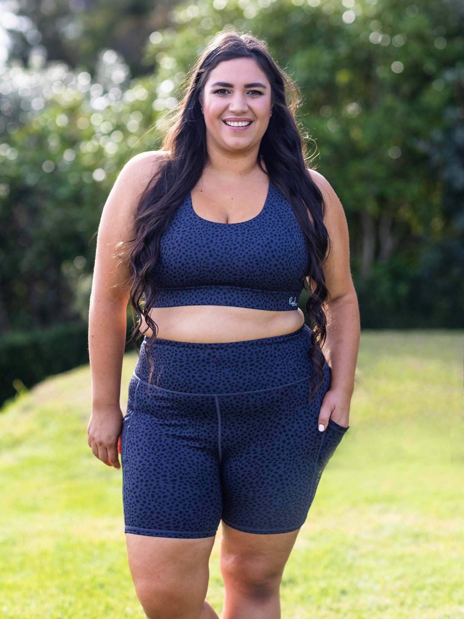 Real Active Bike Shorts - Cheetah
