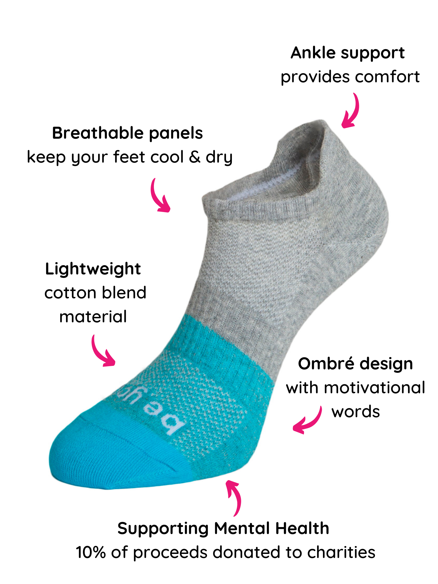 Real Active 'Be You' Sport Socks 2
