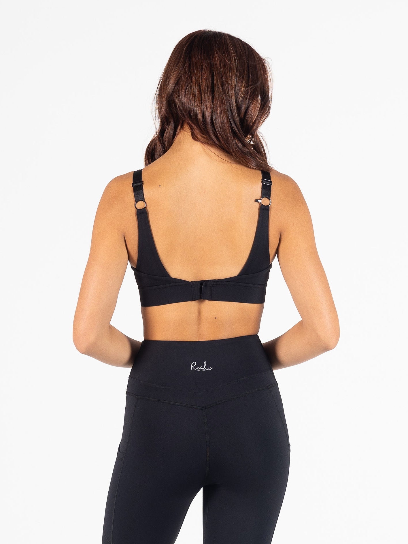 Real Active Sports Bra - Black 2