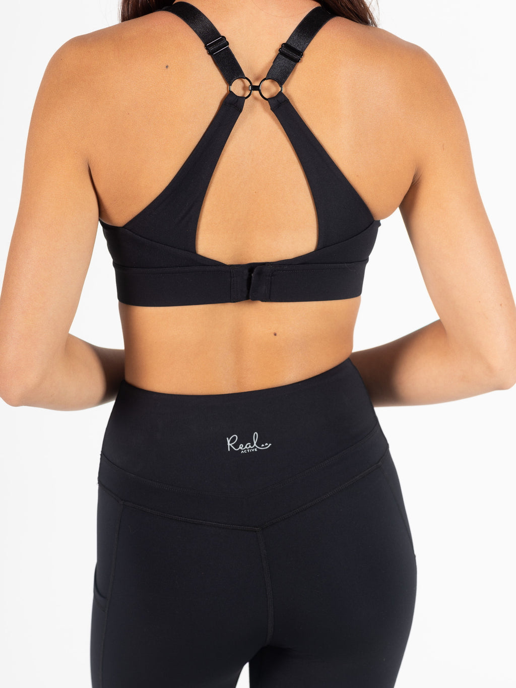 Real Active Sports Bra - Black 4
