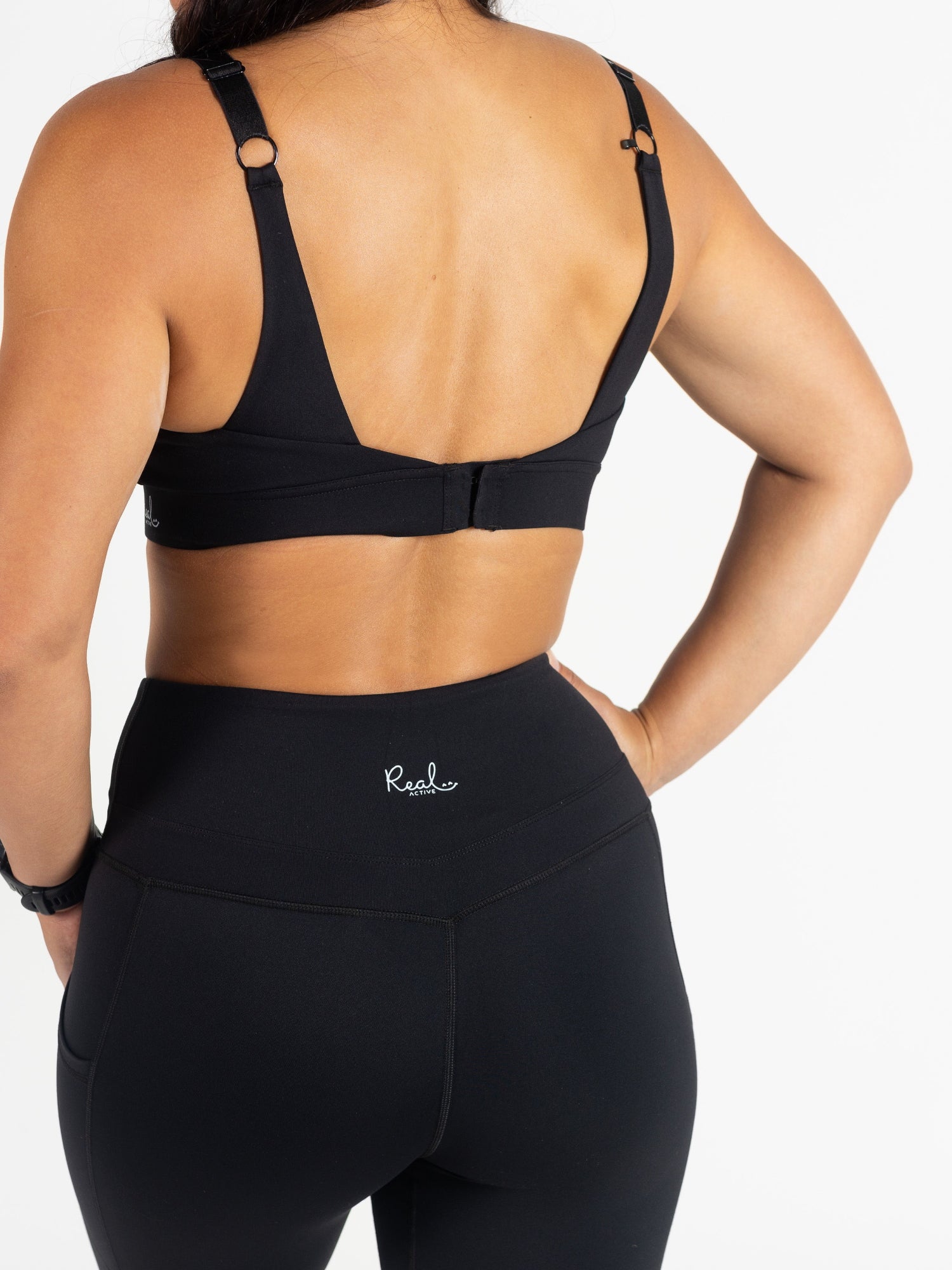 Real Active Sports Bra - Black 6