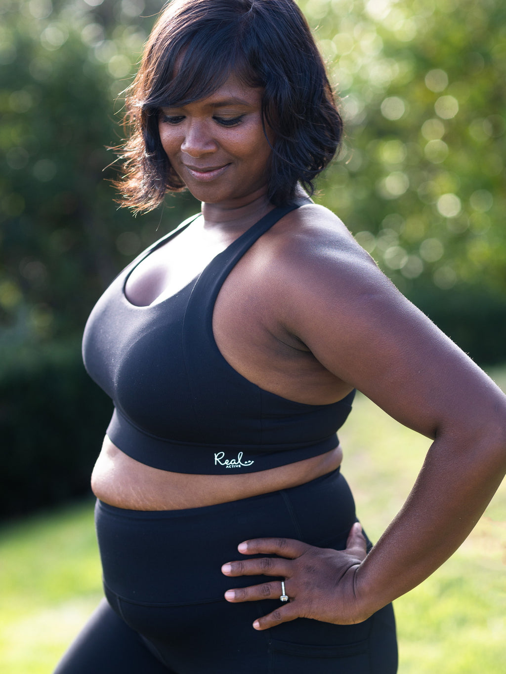 Real Active Sports Bra - Black 9