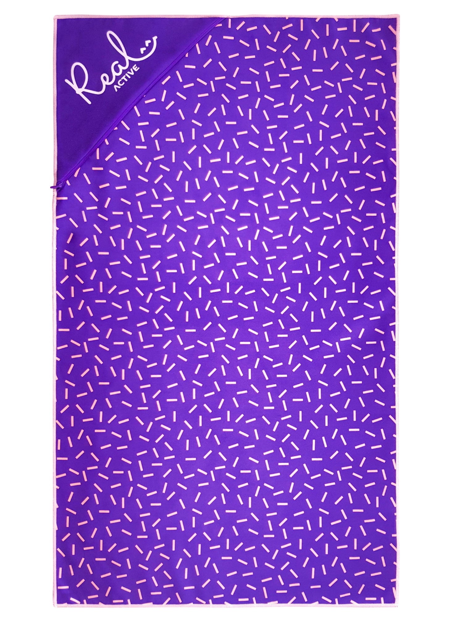 Real Active ‘Be Happy’ Gym Towel 1