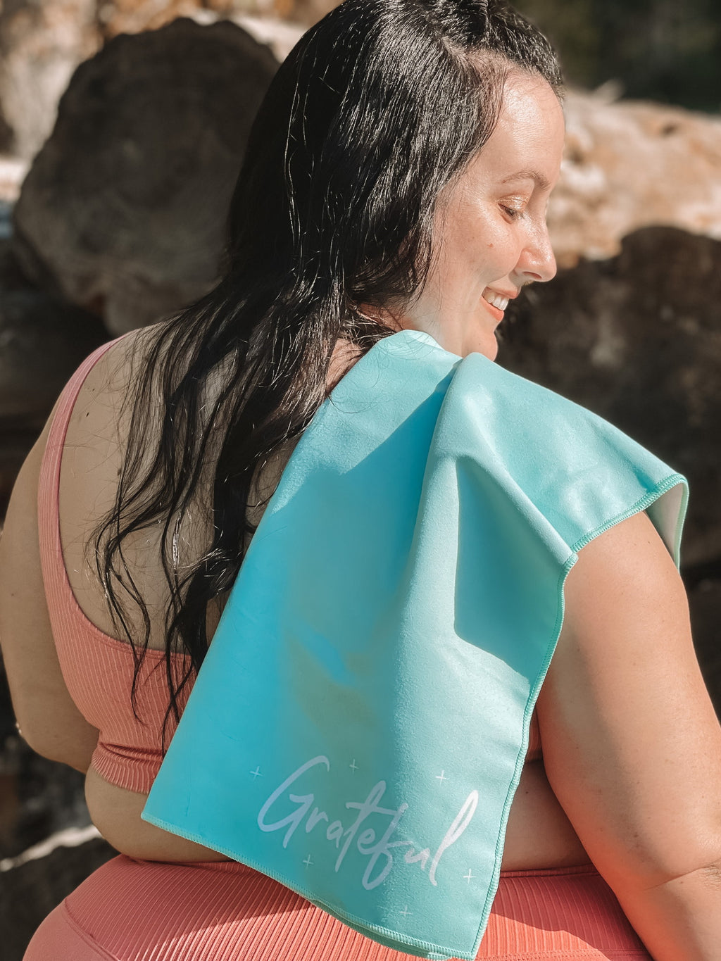 Real Active ‘Grateful’ Gym Towel 4