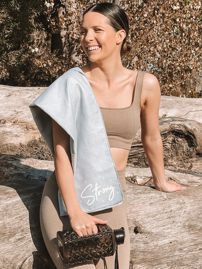 Real Active ‘Strong’ Gym Towel